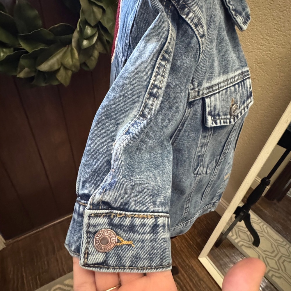 Texas Aggie Bow Patched Denim Jacket (NEW!) - Picture 5 of 9
